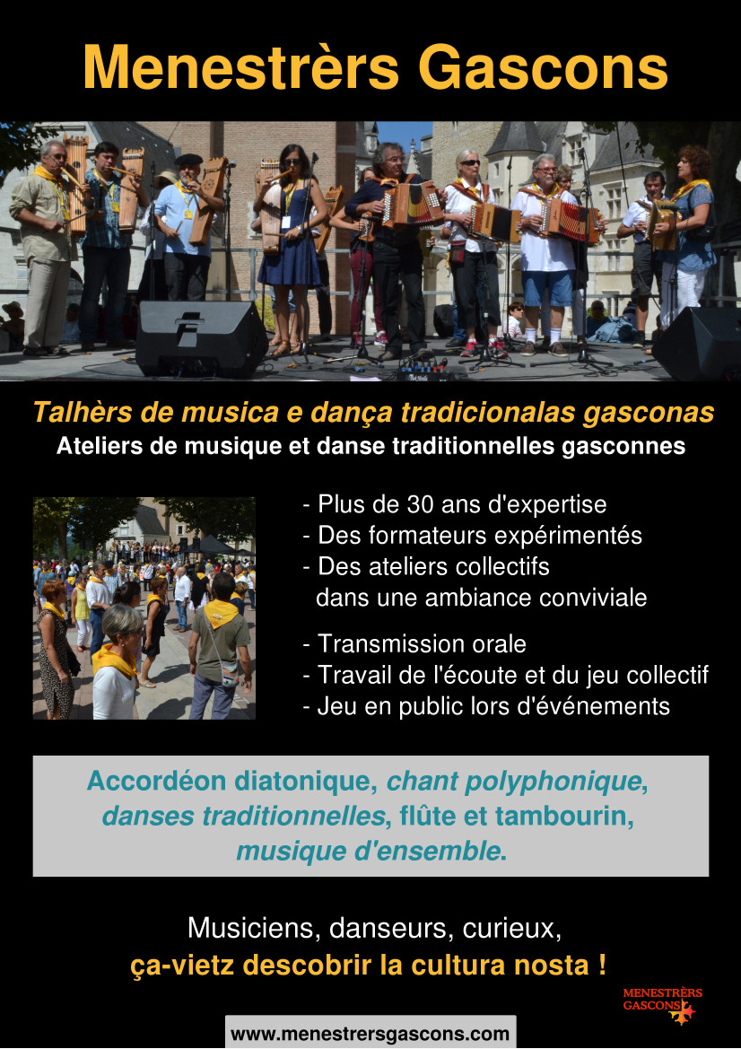 Talhèrs de musica e dança 2019-2020